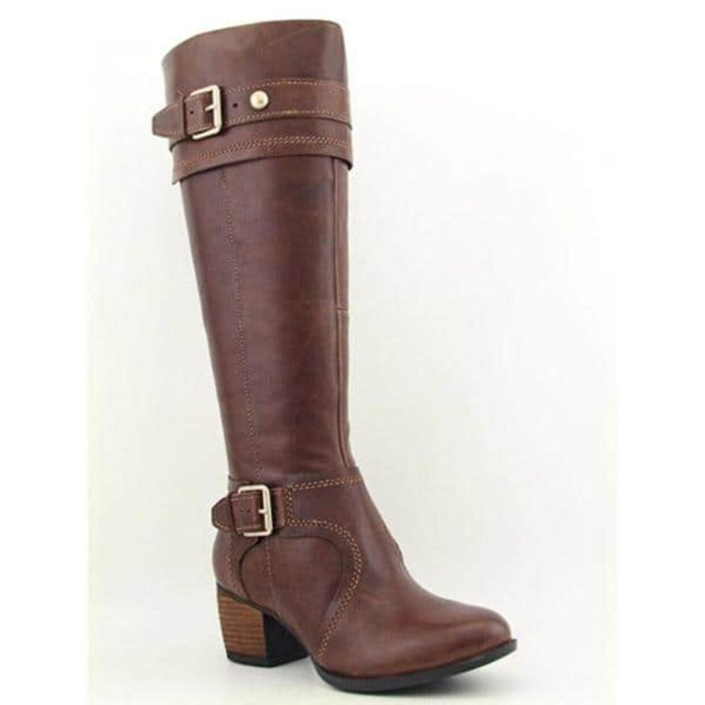 Clarks Artisan Collection Tall Brown Leather Boots